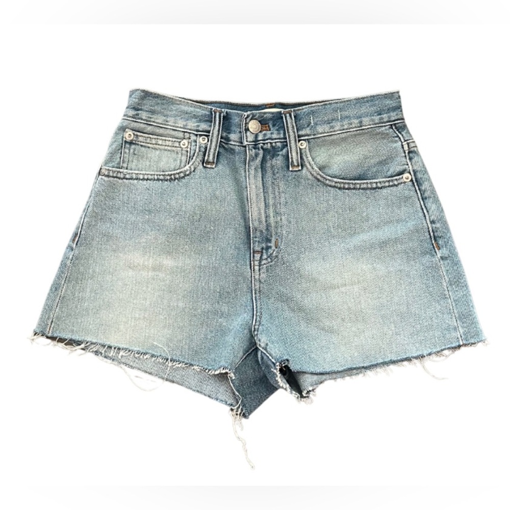 Madewell The Momjean Denim Shorts | NWOT | Light Blue Wash | Size 24